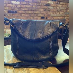 The SAK Black Leather Crossbody